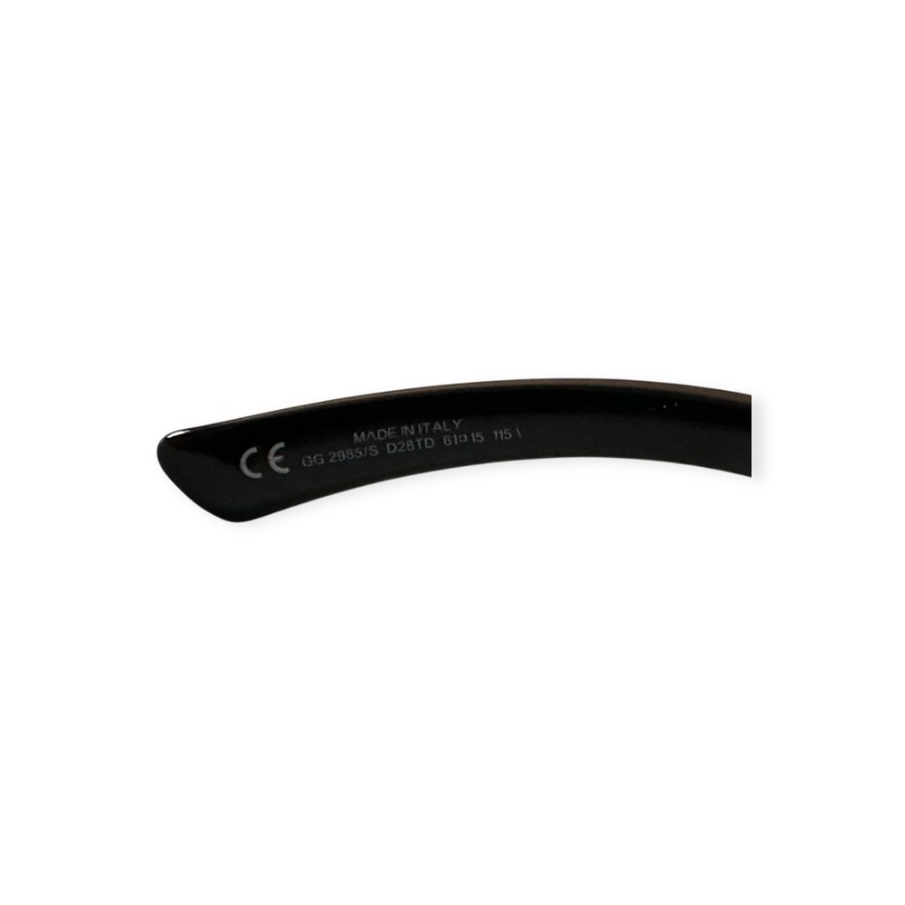Gucci Oversized Crystal GG Logo Sunglasses with Case - Picture 10 of 12